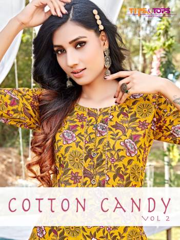 Cotton Candy Vol 2 By Tips & Tops Fancy Casual Wear Kurti With Bottom